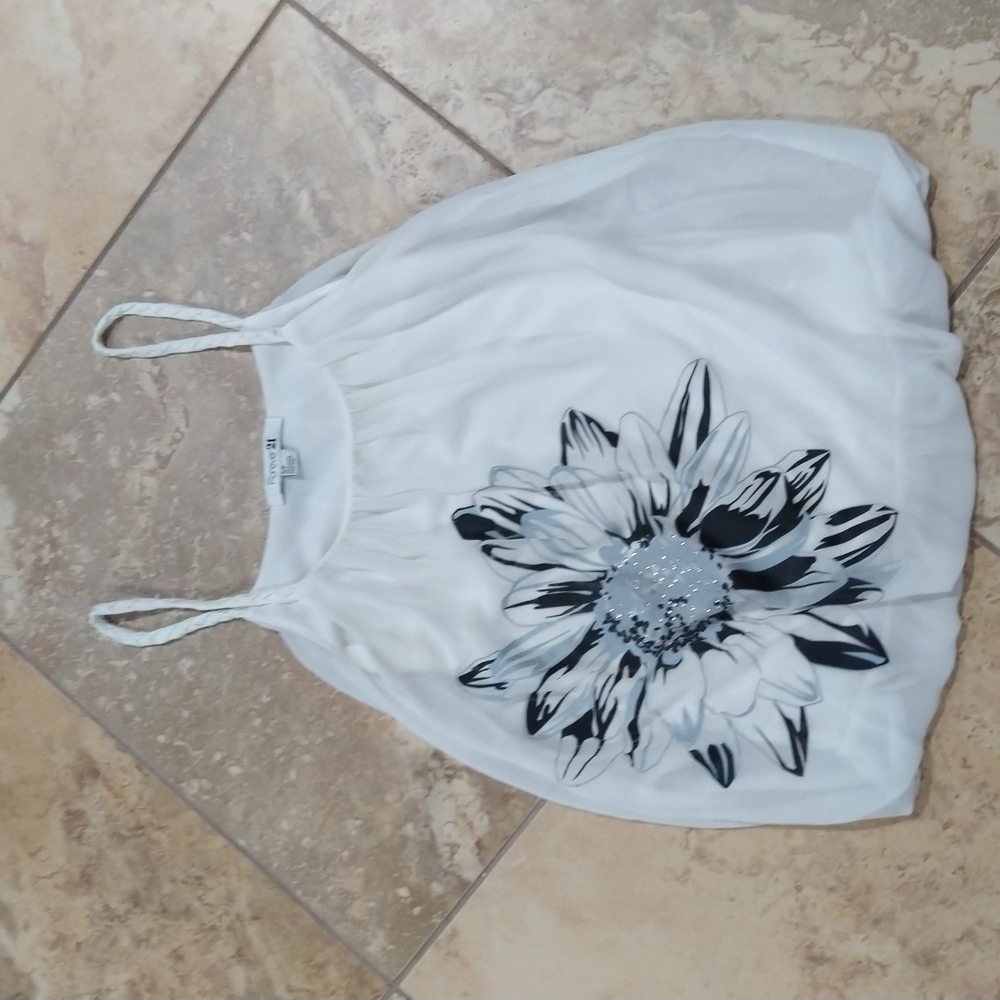 Forever 21, S/P, white tank top